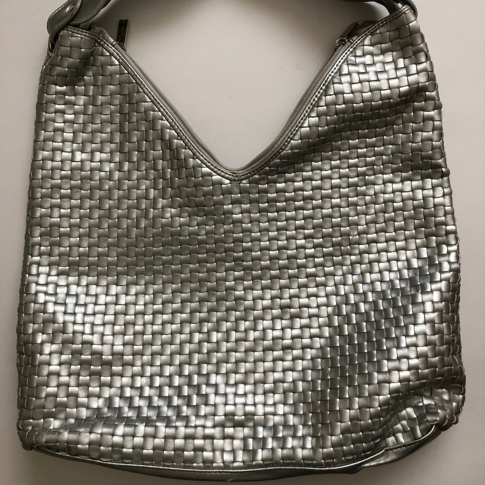 Silver Weave Purse